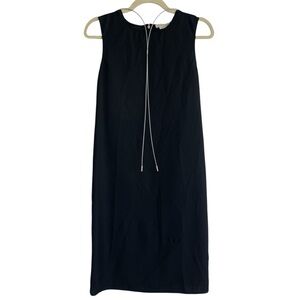 1017 Alyx 9Sm Black Dress Architectural wool metal wire designer Alyx Studio S